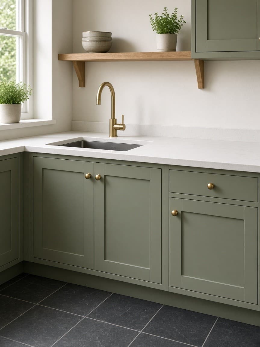 A finished modern kitchen